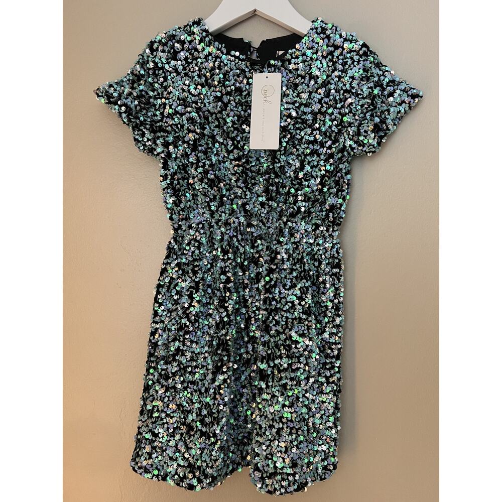 Peek Kids Sequin Dress Holiday Formal 4-5 Girls